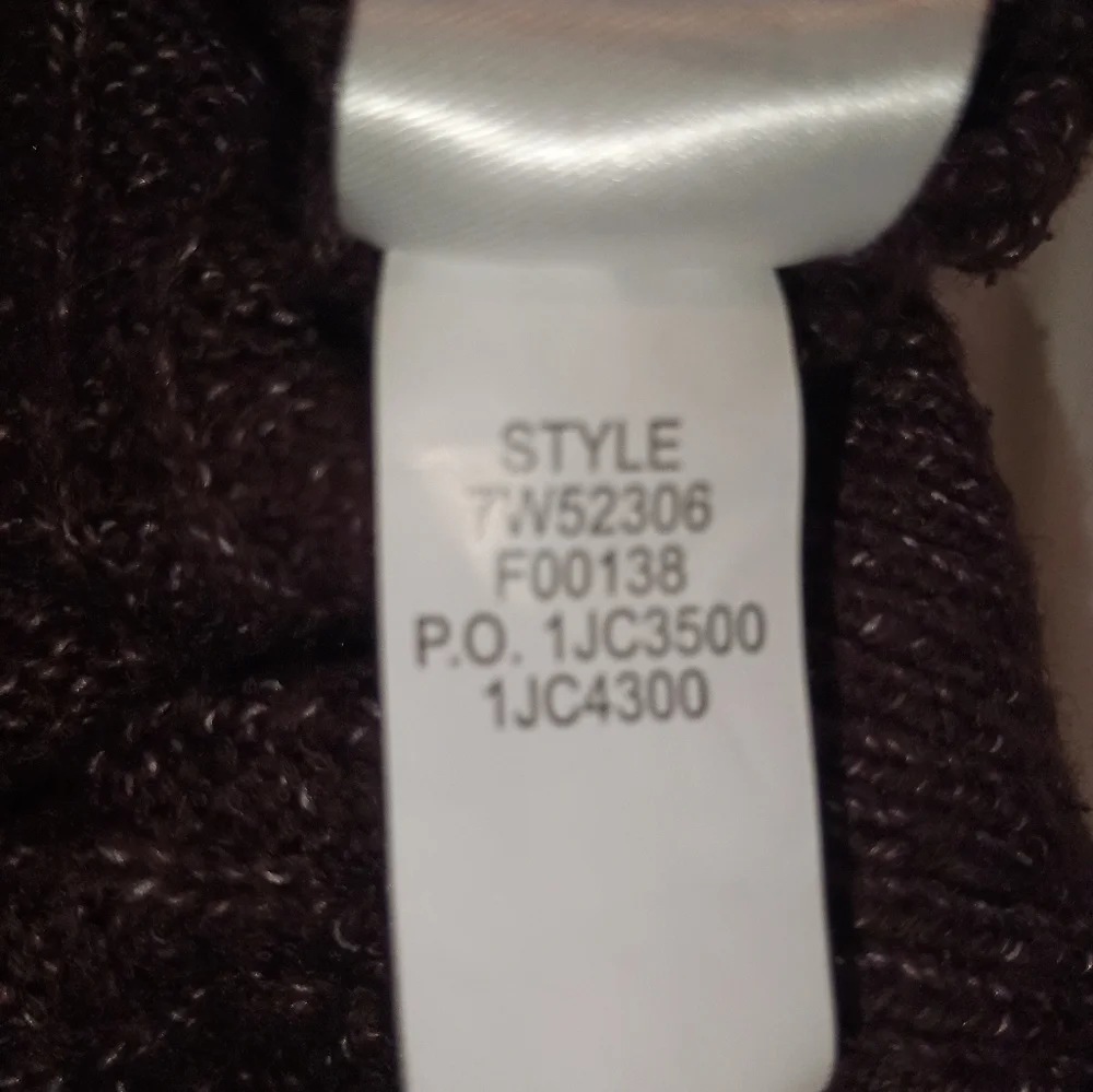 Lucky Brand Women’s Oversized‎ Mock Neck Sweater Wine Textured Knit Size Medium